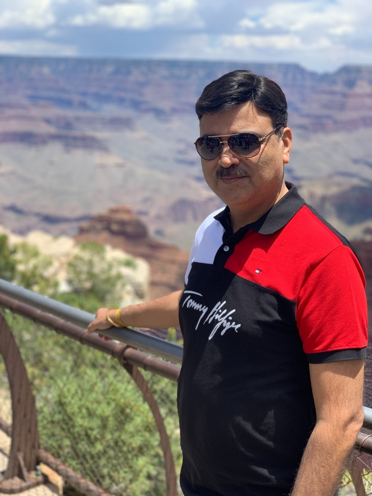 Gaurav Ghulati standing at a Grand Canyon overlook.