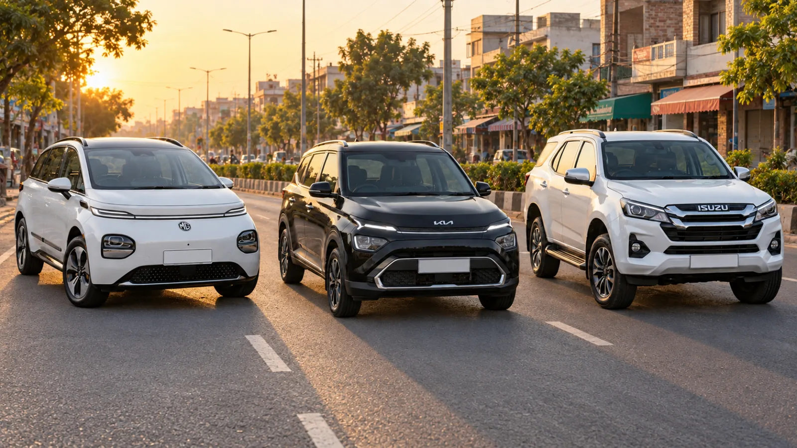 MG Windsor EV vs Kia Carens vs Isuzu mu-X: Which Vehicle Works Best for Different Indian Family Road Trips?