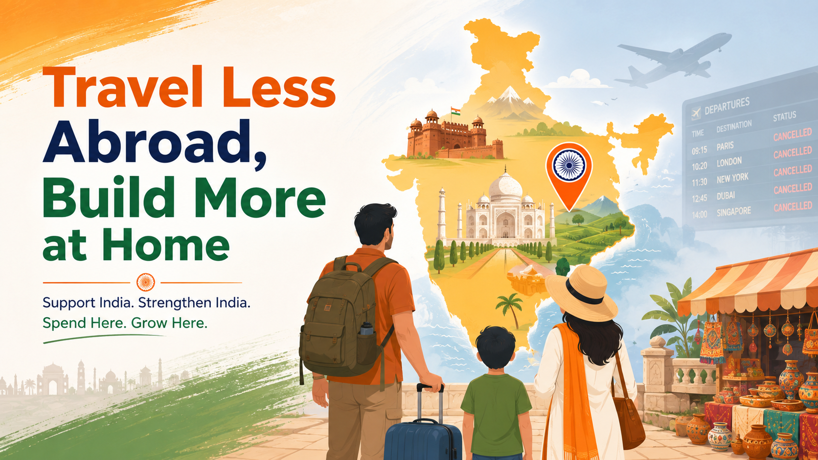 Travel Less Abroad, Build More at Home